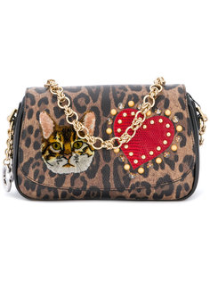 клатч с леопардовым принтом  Dolce &amp; Gabbana