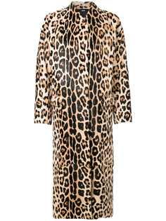 пальто с леопардовым принтом  Liska