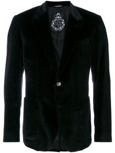 бархатный пиджак Dolce &amp; Gabbana