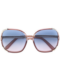 массивные солнцезащитные очки Chloé Eyewear