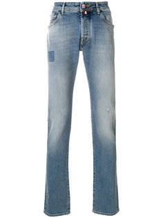 джинсы с заплаткой Jacob Cohen