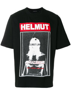футболка с принтом Helmut Lang
