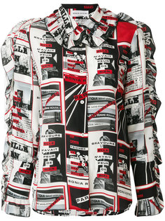 блузка с принтом Sonia Rykiel