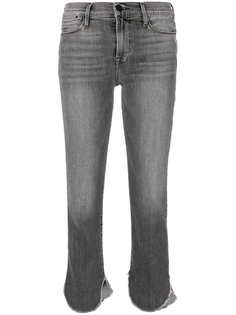 укороченные джинсы с резными манжетами Frame Denim
