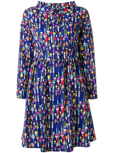 printed buttoned dress Ultràchic