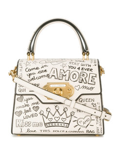 сумка на плечо с надписями Dolce &amp; Gabbana