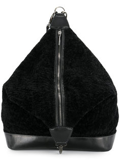 furry zipped backpack Jamin Puech