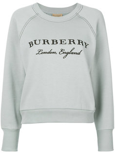 толстовка с вышитым логотипом  Burberry