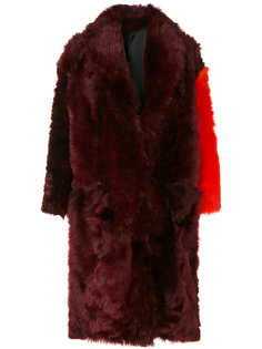 пальто с контрастным рукавом  Calvin Klein 205W39nyc