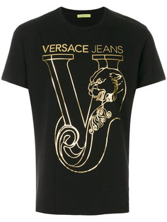 футболка с графическим принтом Versace Jeans
