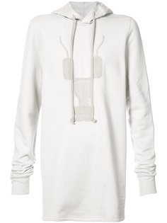 Dinge embroidered hoodie Rick Owens DRKSHDW