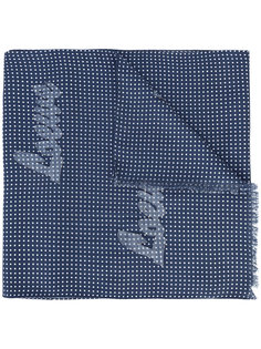 шарф в горошек с принтом логотипа Loewe