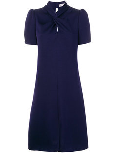 платье с крученым воротником Lanvin