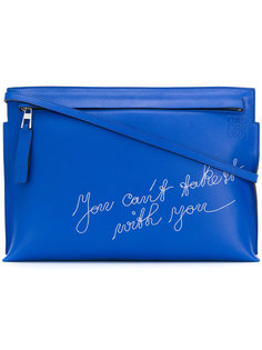 T Pouch embroidered clutch Loewe
