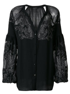 блузка с вышивкой Wandering