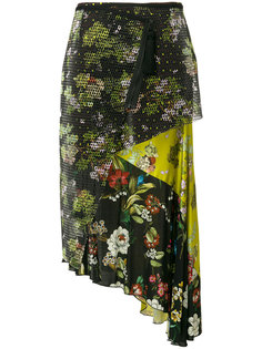 многослойная юбка с цветочным принтом  IM Isola Marras