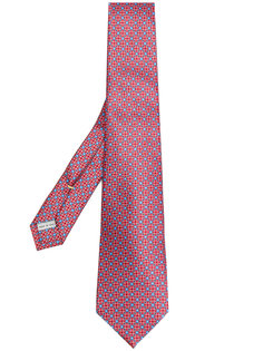 галстук с геометрическим принтом Canali
