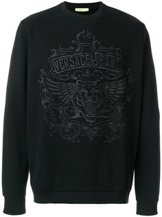 толстовка с вышитым логотипом Versace Jeans