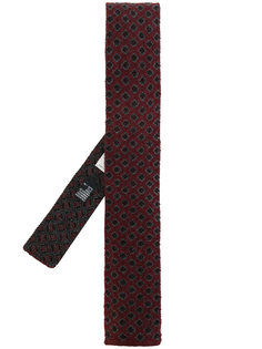 галстук с геометрическим узором Canali