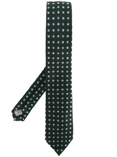 трикотажный галстук в горошек Canali