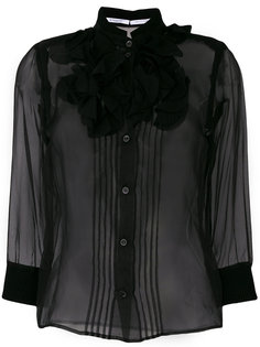 прозрачная блузка Givenchy