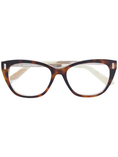 tortoiseshell glasses frame Calvin Klein