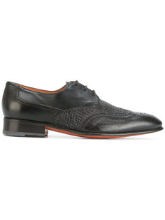броги  с панельным дизайном Santoni