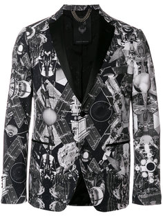 пиджак с абстрактным принтом Frankie Morello