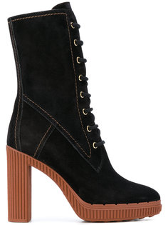 сапоги на шнуровке Tods Tod`S