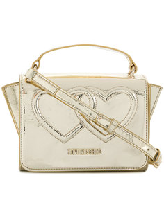 сумка через плечо с принтом сердец Love Moschino