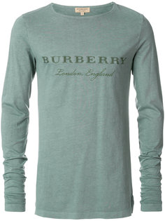 футболка с логотипом Burberry
