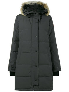 пуховая парка с меховой оторочкой Canada Goose