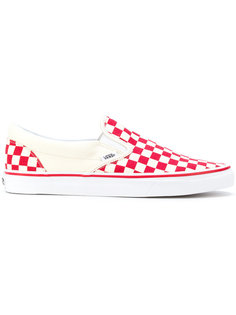 слипоны в клетку Vans