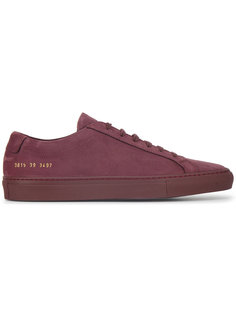 бордовые кеды Original Achilles из нубука  Common Projects