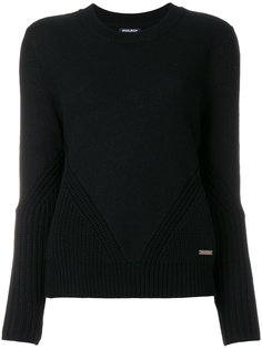 свитер с отделкой в рубчик  Woolrich