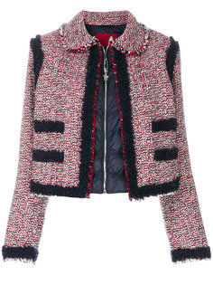 укороченный пиджак на пуховой подкладке Moncler Gamme Rouge