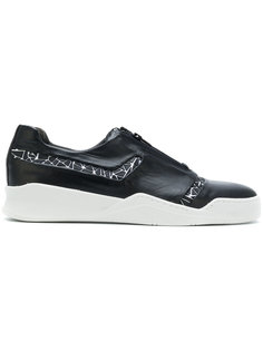 слипоны с контрастной подошвой Last Sole