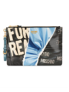 клатч Trompe loeil Moschino