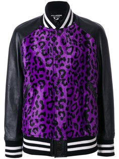 куртка-бомбер с леопардовым принтом  Junya Watanabe Comme Des Garçons