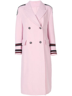 декорированное двубортное пальто Ermanno Scervino