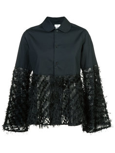 рубашка с контрастными пуговицами  Comme Des Garçons Noir Kei Ninomiya