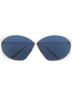 солнцезащитные очки в объемной оправе Dior Eyewear