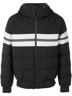 полосатая дутая куртка  Z Zegna