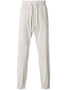 брюки свободного кроя с элатсичным поясом Helmut Lang