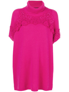 топ с цветочным кружевом  Ermanno Scervino