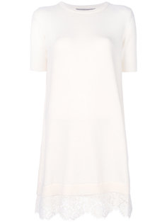 платье-джемпер с фигурным кружевом  Ermanno Scervino
