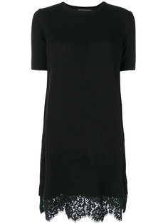 платье-джемпер с фигурным кружевом  Ermanno Scervino