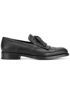 лоферы с элементами брог  Salvatore Ferragamo