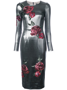 платье с заплатками в виде сердца Dolce &amp; Gabbana