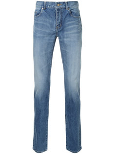 джинсы кроя слим Saint Laurent
